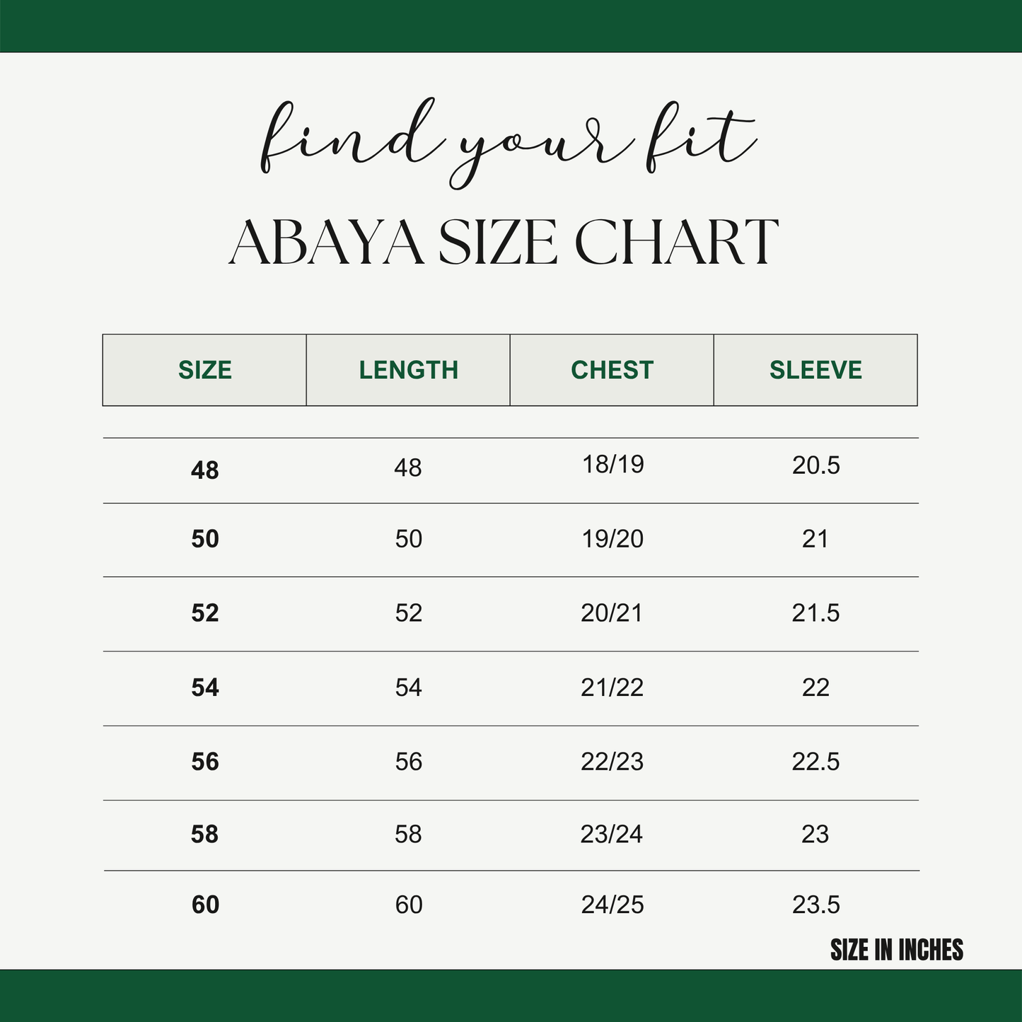 Girls Abaya (Gr. 4-9)