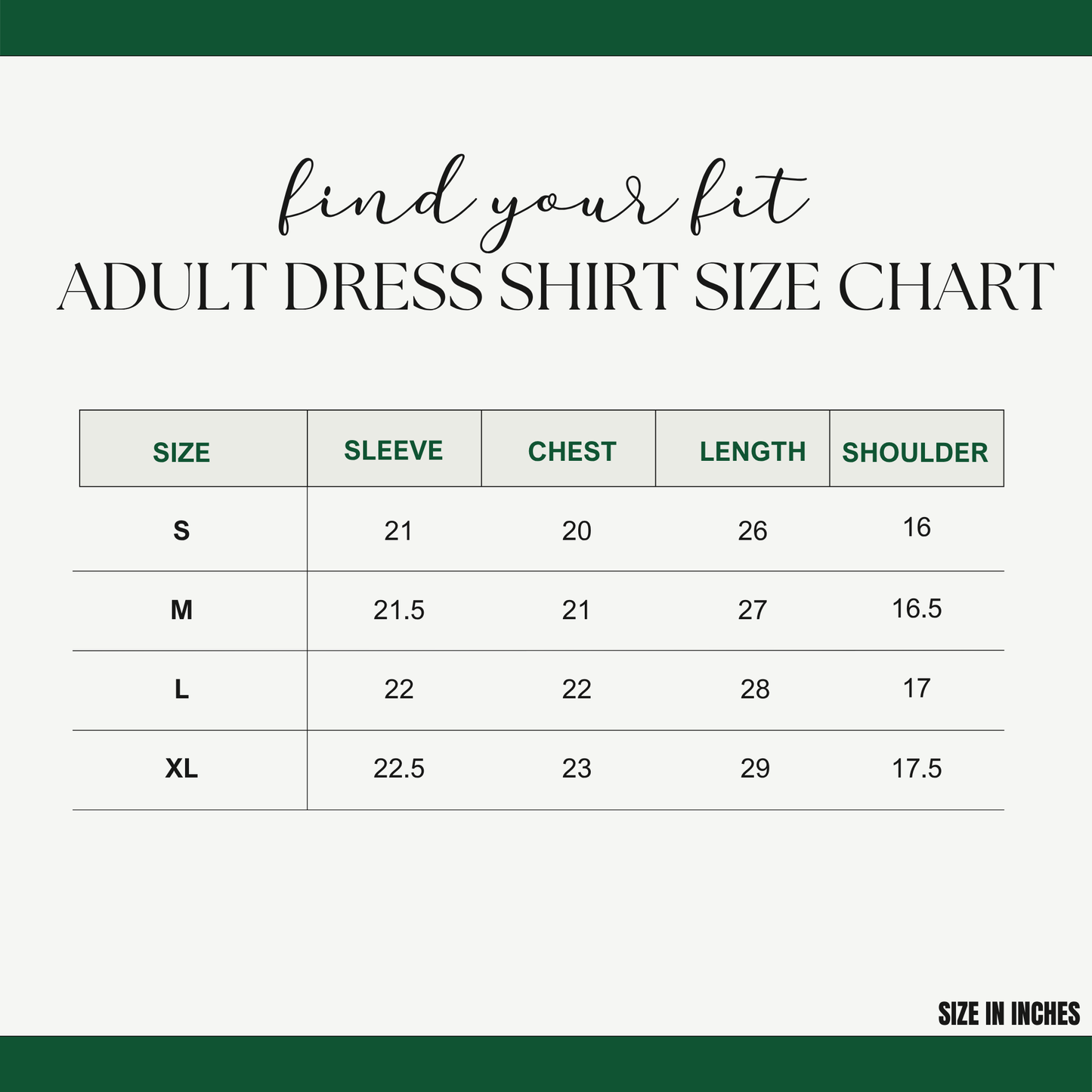 Middle School Boys (Gr. 4-9) Dress Shirt