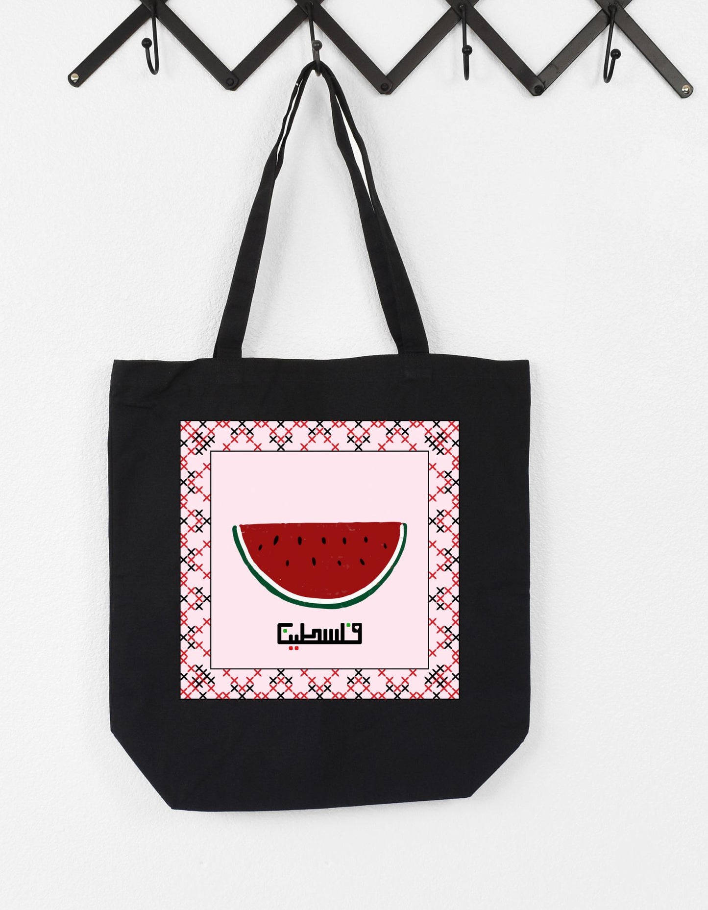 Watermelon Palestine (arabic) Tote Bag