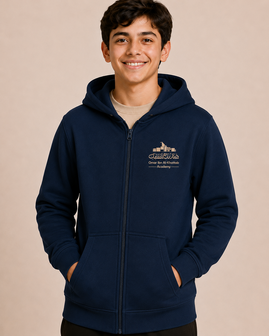 High School Unisex Embroidered Hoodie