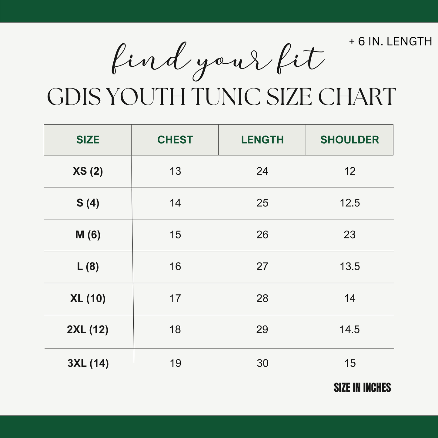 Girls Gym Tunic (Grades 5-9) - Optional