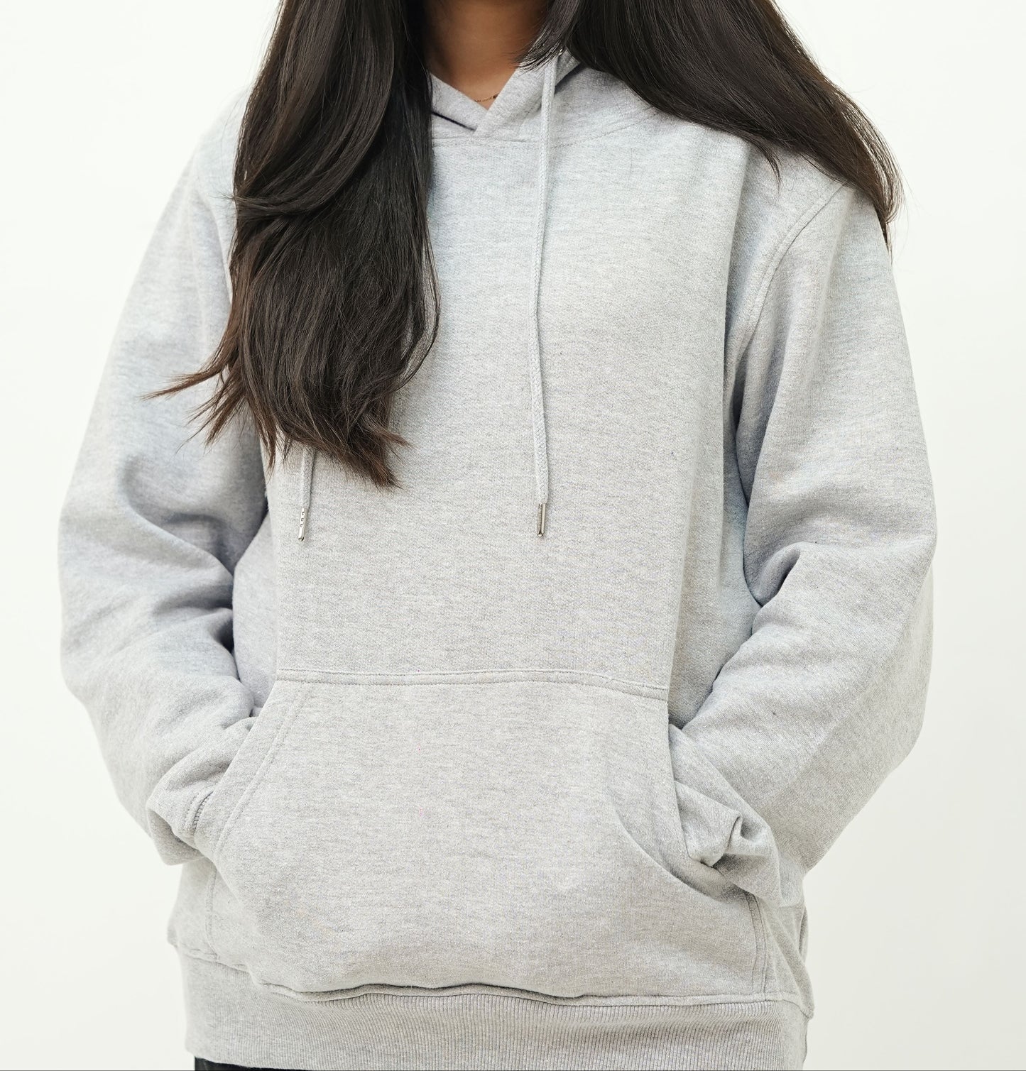 Grey Pullover Hoodie