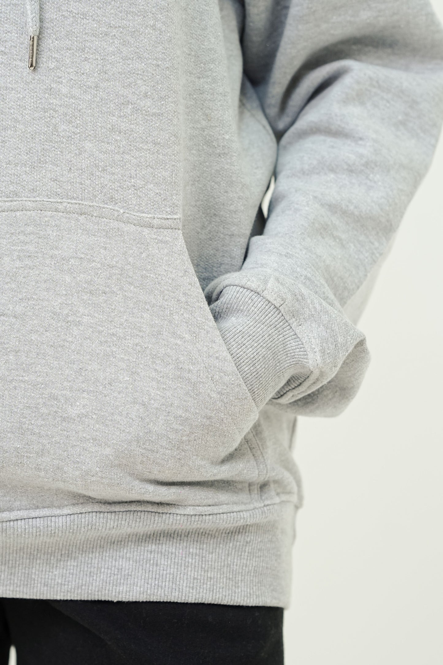 Grey Pullover Hoodie