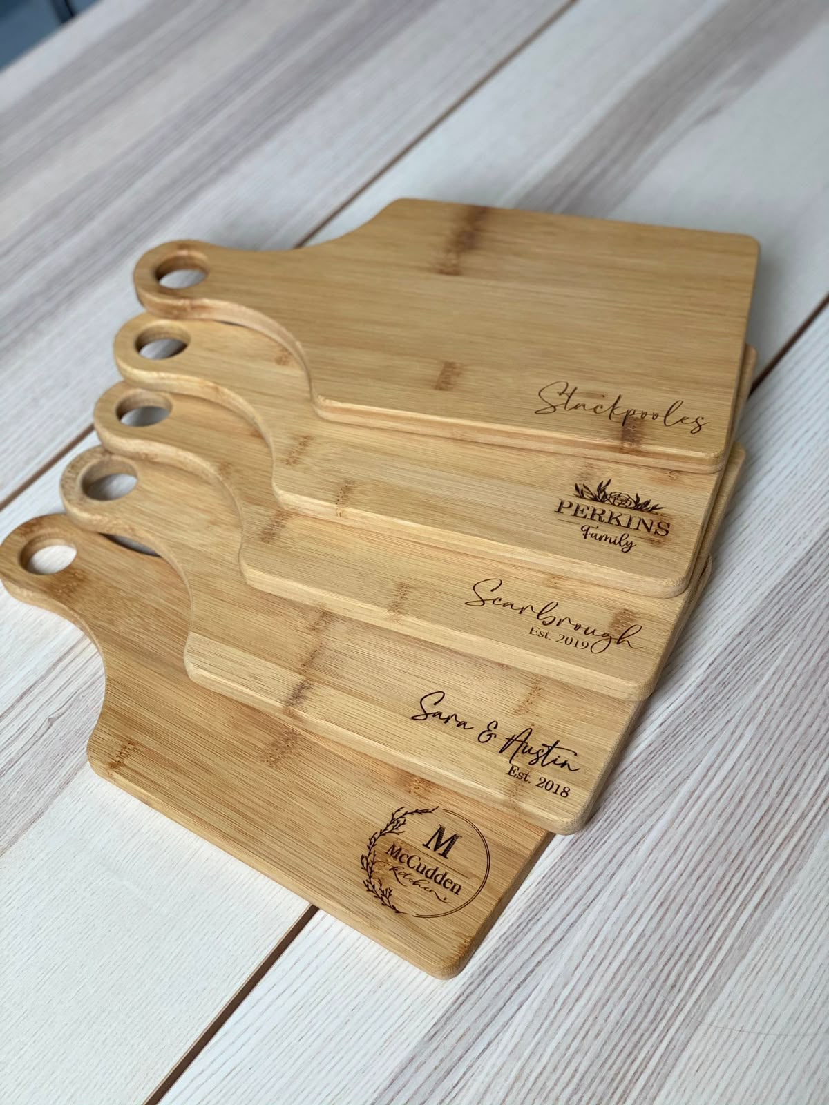Engraved Charcuterie Boards
