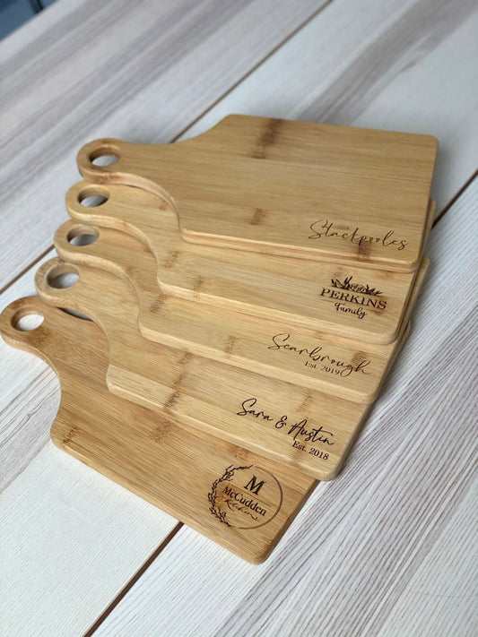 Engraved Charcuterie Boards